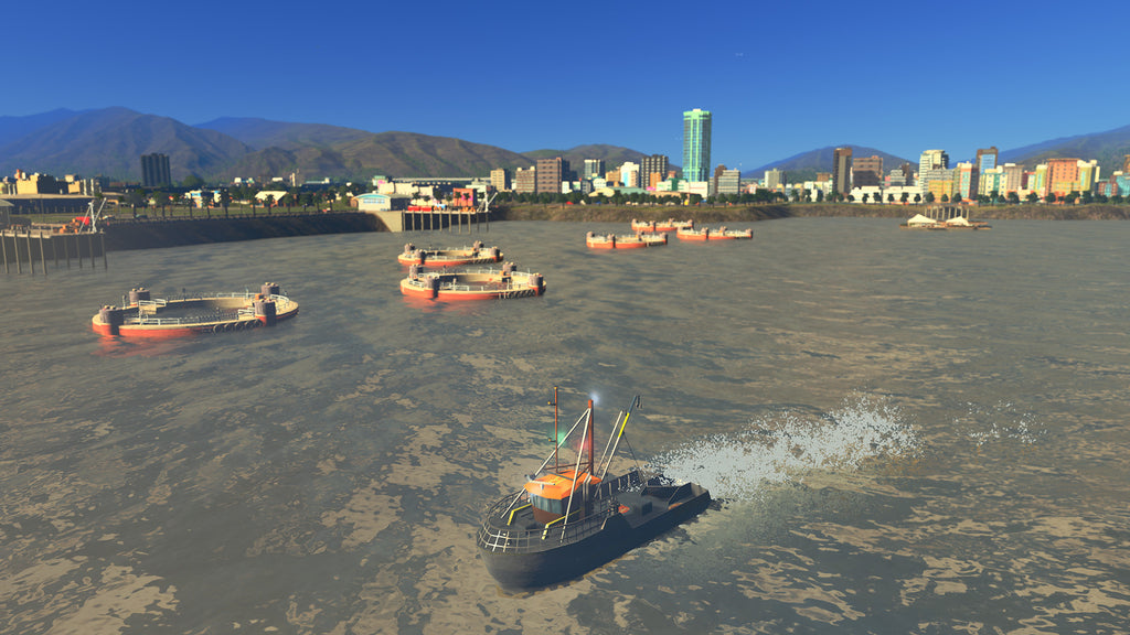 Cities: Skylines - Sunset Harbor screenshot