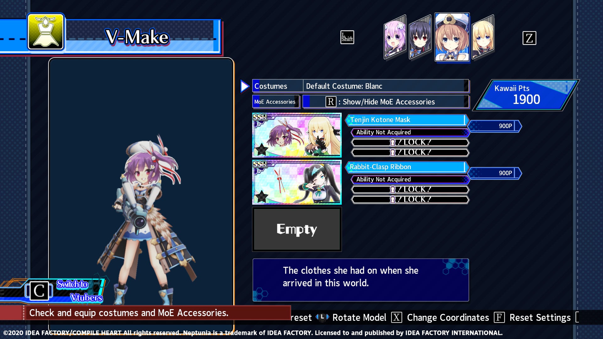 Neptunia Virtual Stars - Tenjin Kotone Pack DLC - PC (Steam) — screenshot 3