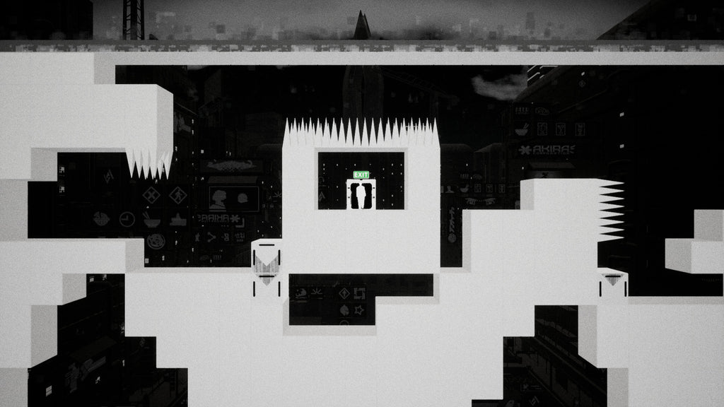 Shift Quantum - A Cyber Noir Puzzle Platformer - PC (Steam) — screenshot 2