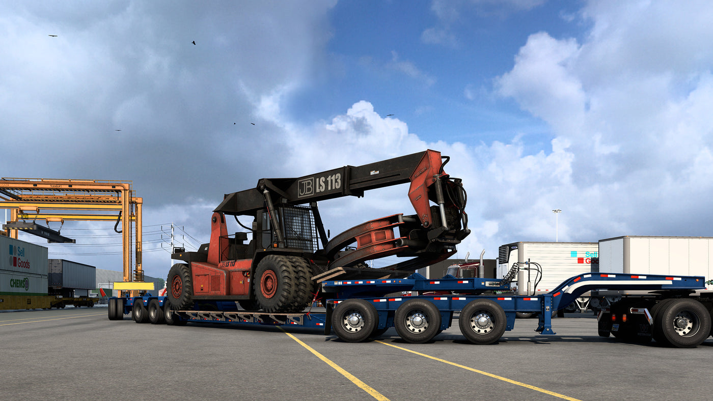 American Truck Simulator - Forest Machinery DLC - PC (Steam) — скриншот 2