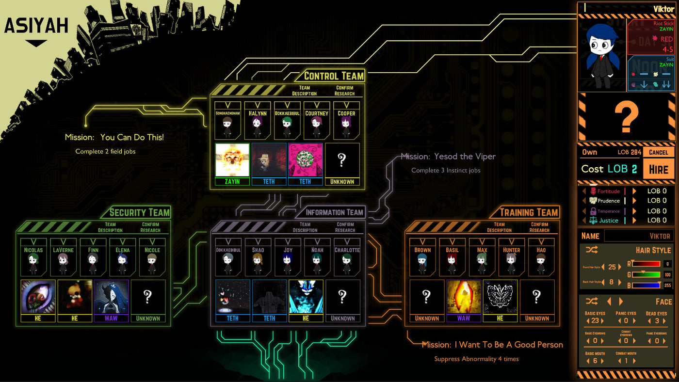 Lobotomy Corporation | Monster Management Simulation - PC (Steam) — скриншот 1