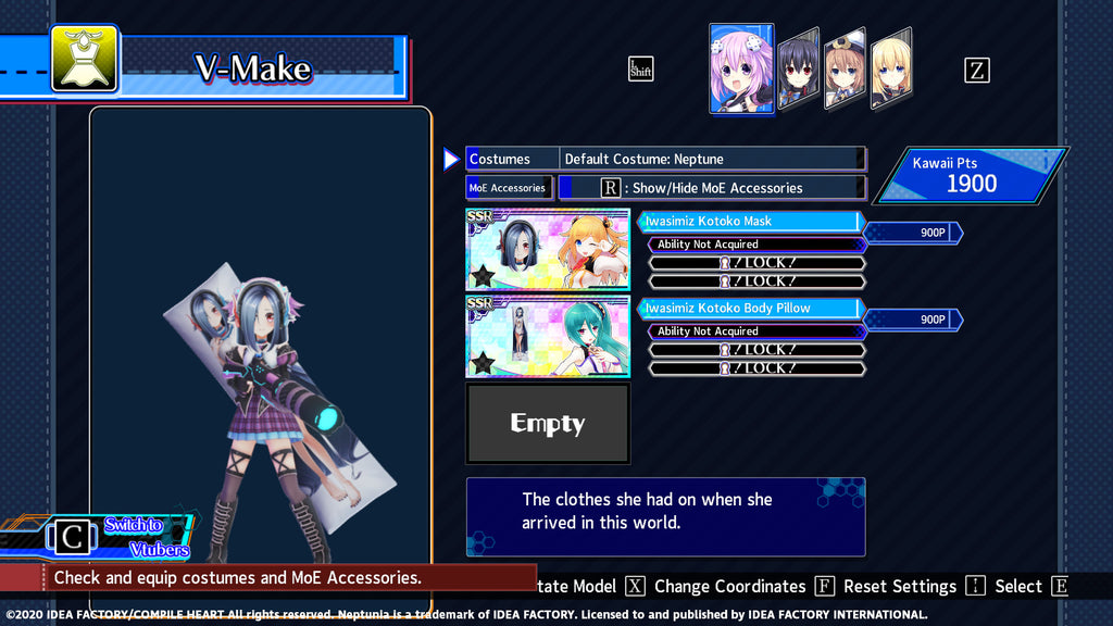 Neptunia Virtual Stars - Iwasimiz Kotoko Pack DLC - PC (Steam) — screenshot 2