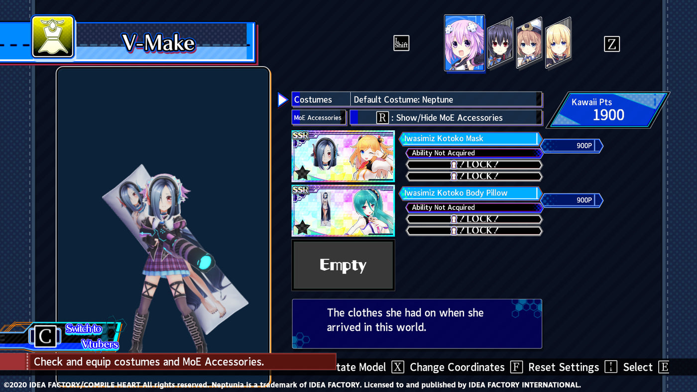 Neptunia Virtual Stars - Iwasimiz Kotoko Pack DLC - PC (Steam) — скриншот 2