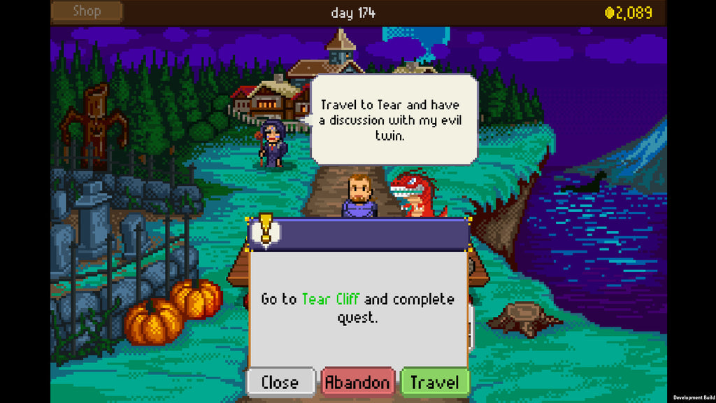 Knights of Pen and Paper - Haunted Fall DLC - PC (Steam) — screenshot 1