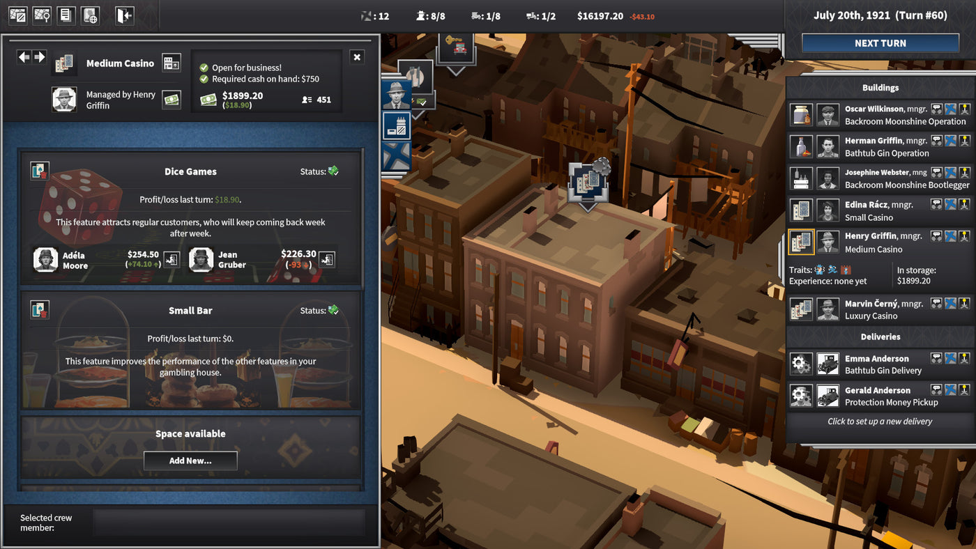 City of Gangsters: Atlantic City DLC - PC (Steam) — скриншот 1