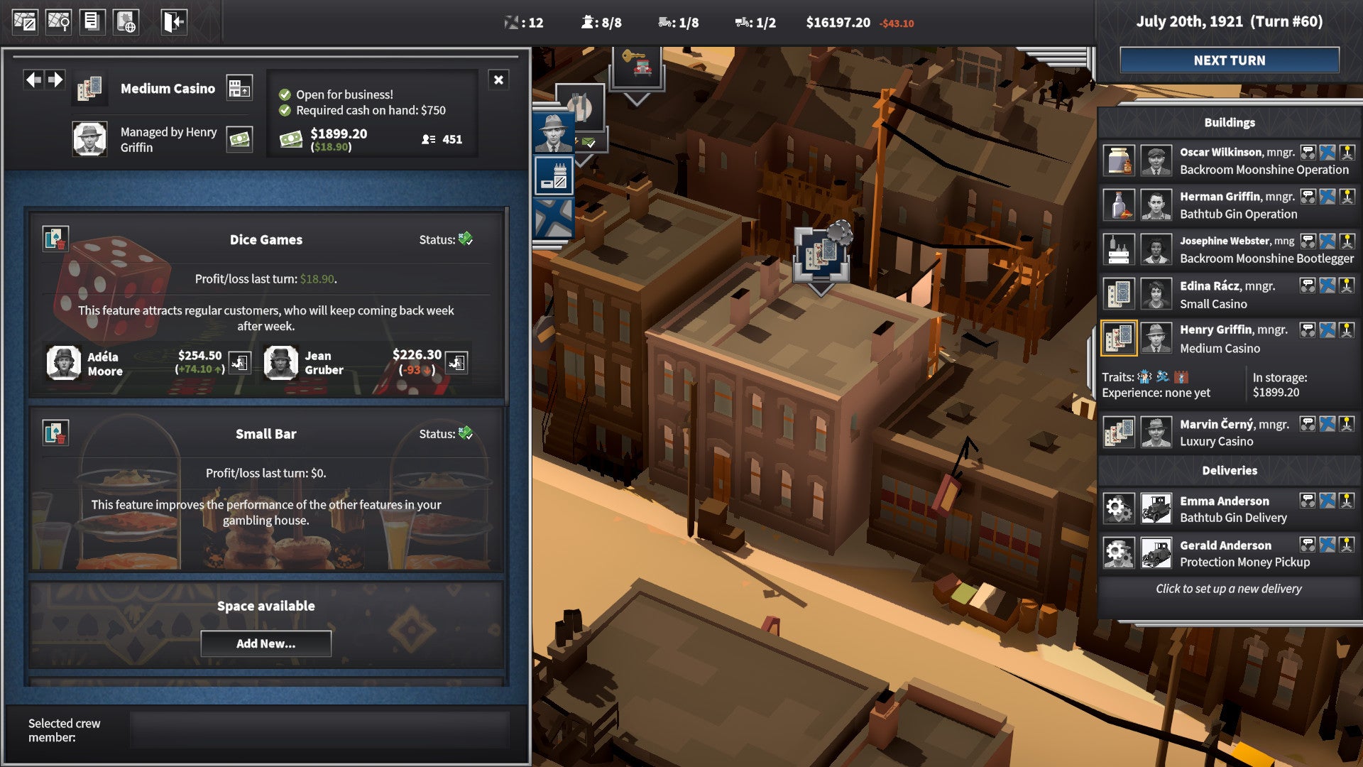 City of Gangsters: Atlantic City DLC - PC (Steam) — screenshot 1