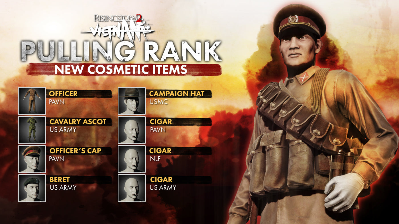 Rising Storm 2: Vietnam - Pulling Rank Cosmetic DLC - PC (Steam) — скриншот 1