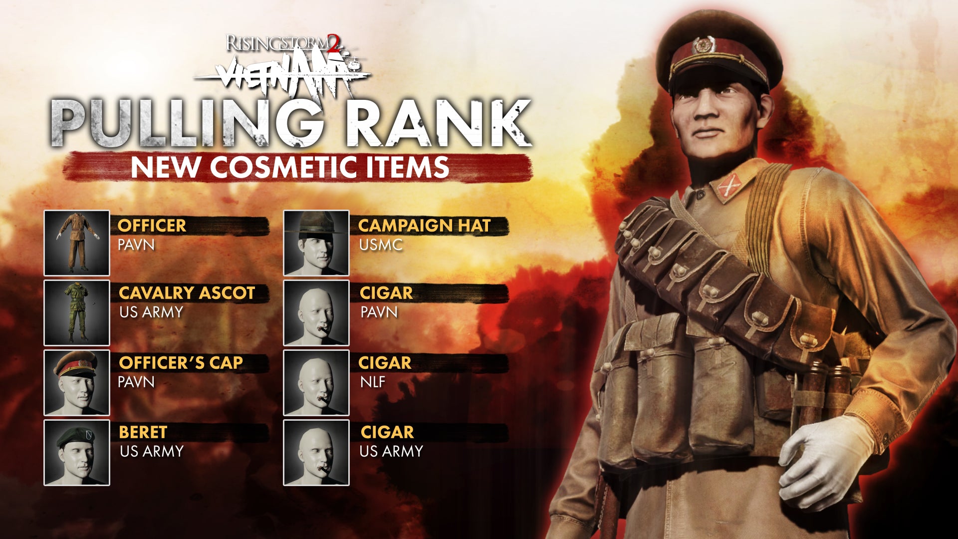 Rising Storm 2: Vietnam - Pulling Rank Cosmetic DLC - PC (Steam) — screenshot 1