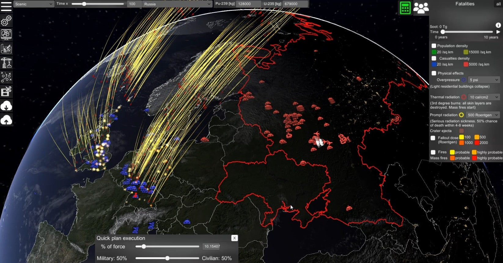 Nuclear War Simulator - PC (Steam) — screenshot 1