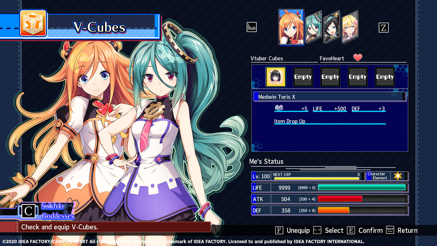 Neptunia Virtual Stars - Medwin Toris Pack DLC - PC (Steam) — скриншот 3