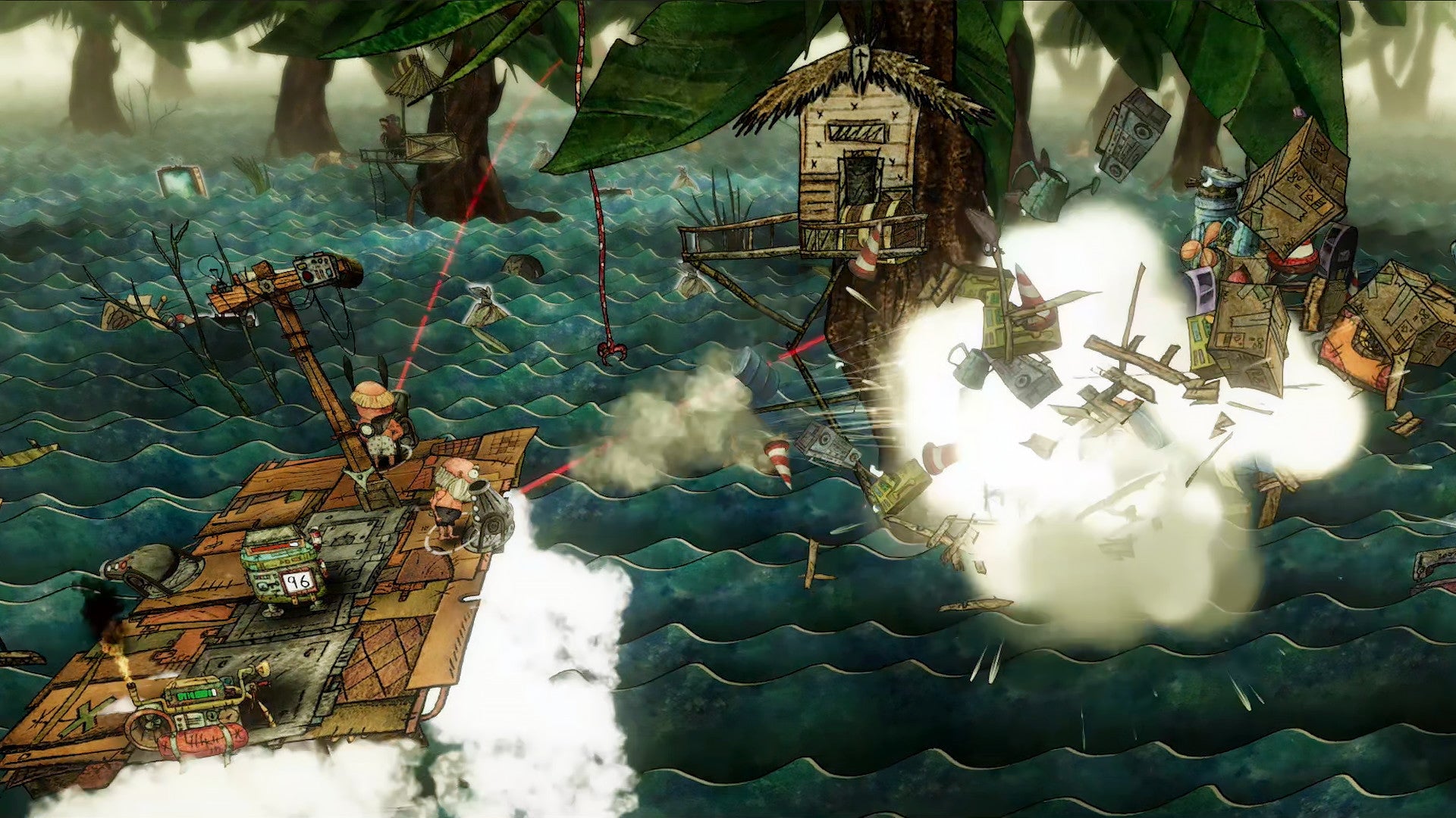 Trash Sailors: Co-Op Trash Raft Simulator - PC (Steam) — screenshot 2