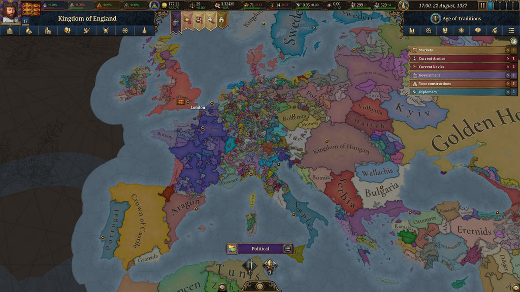 Europa Universalis V - PC (Steam) — screenshot 2