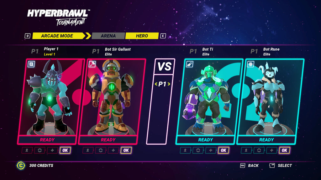 HyperBrawl Tournament - Warrior Founder Pack DLC - PC (Steam) — screenshot 1