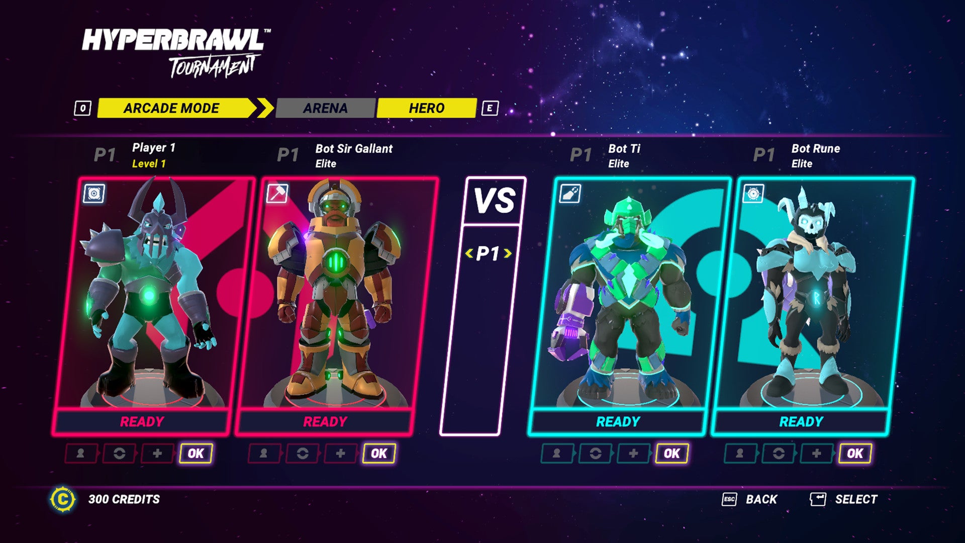 HyperBrawl Tournament - Warrior Founder Pack DLC - PC (Steam) — screenshot 1