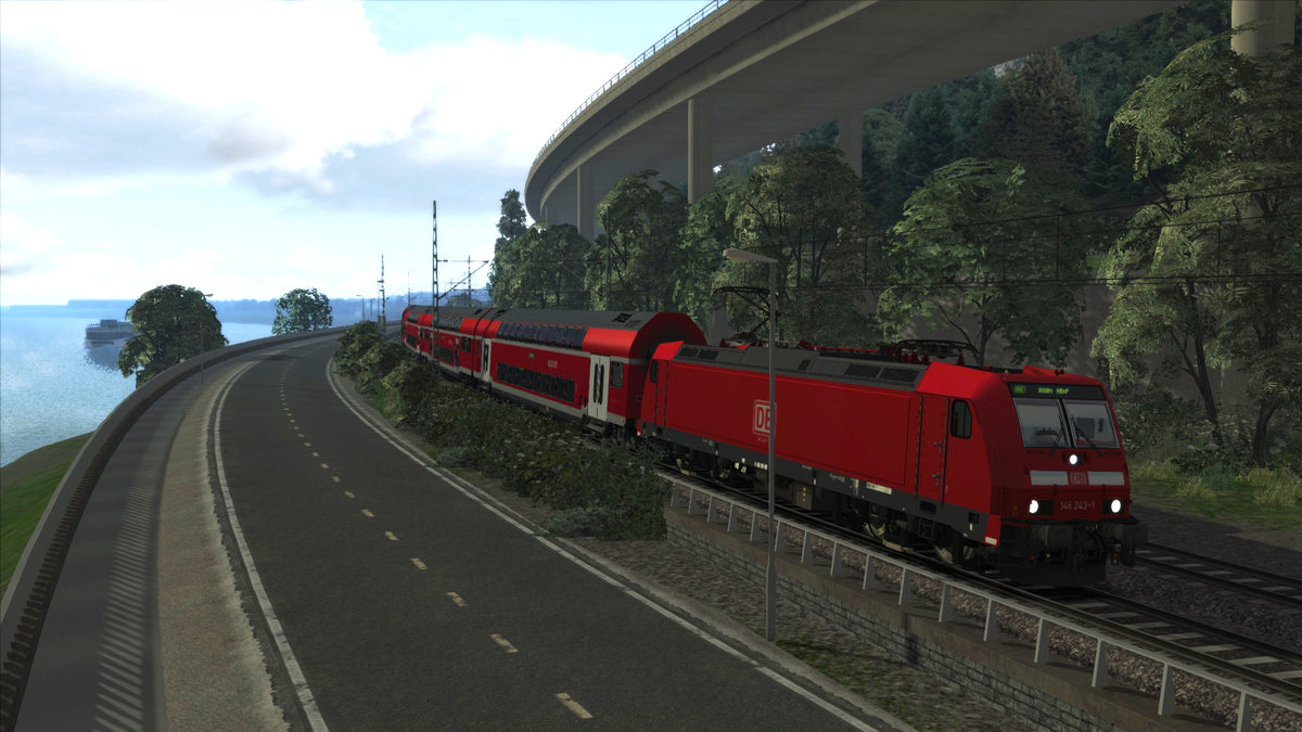 Train Simulator: West Rhine: Koeln - Koblenz Route Add-On - PC (Steam) — скриншот 3