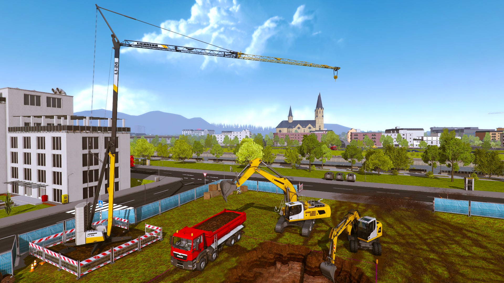 Construction Simulator 2015: Liebherr A 918 - PC (Steam) — screenshot 2