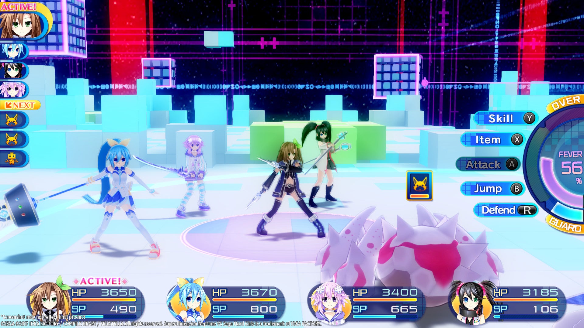 Superdimension Neptune VS Sega Hard Girls - PC (Steam) — screenshot 2