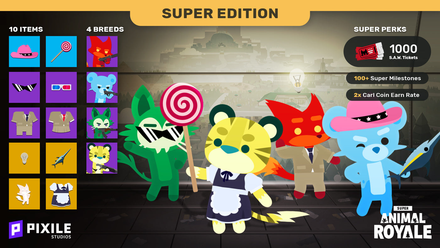 Super Animal Royale Super Edition DLC - PC (Steam) — скриншот 1