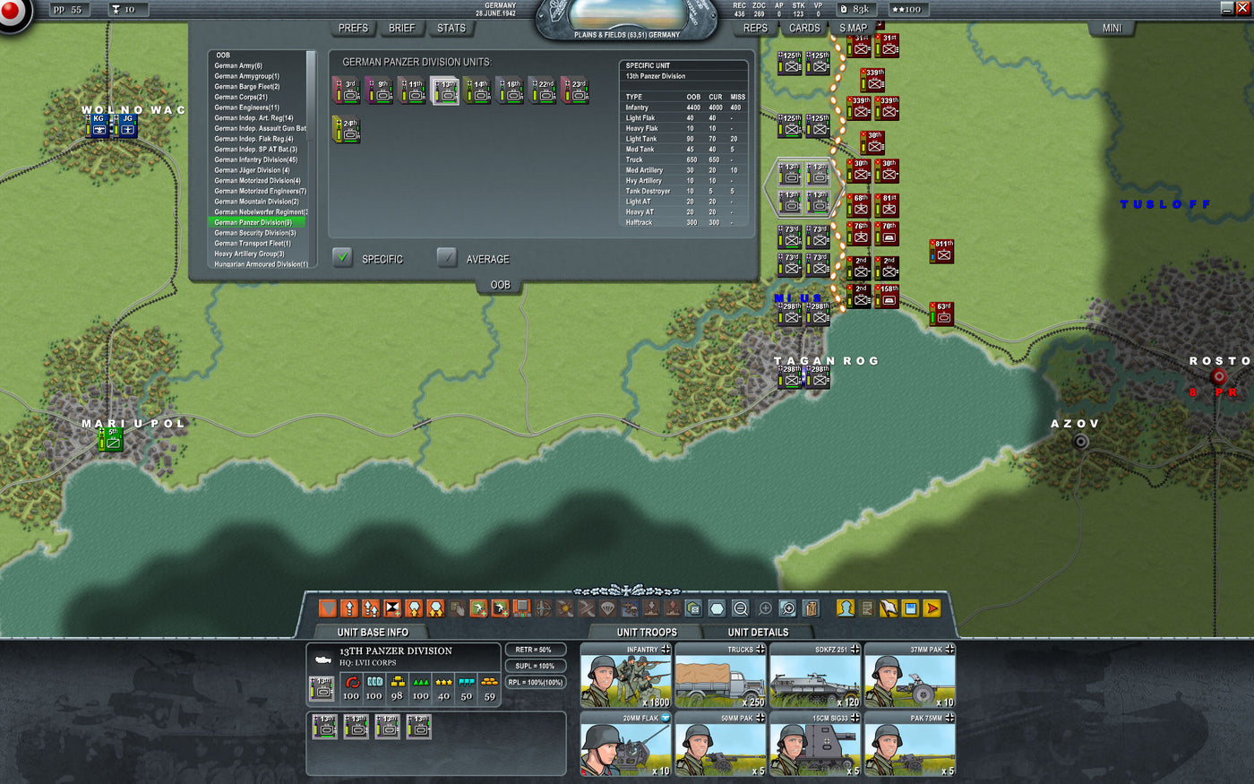 Decisive Campaigns: Case Blue - PC (Steam) — скриншот 3