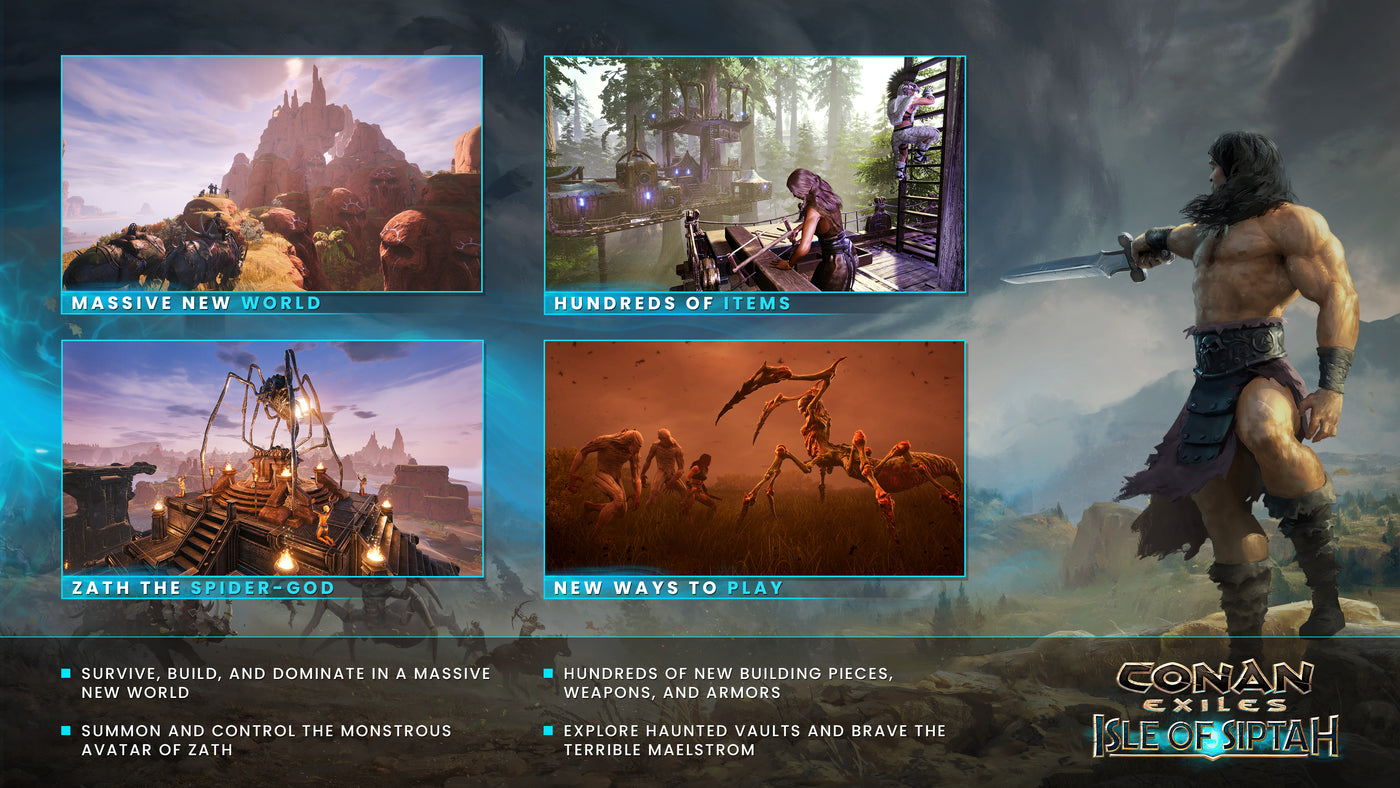 Conan Exiles Enhanced - Isle of Siptah DLC - PC (Steam) — скриншот 1