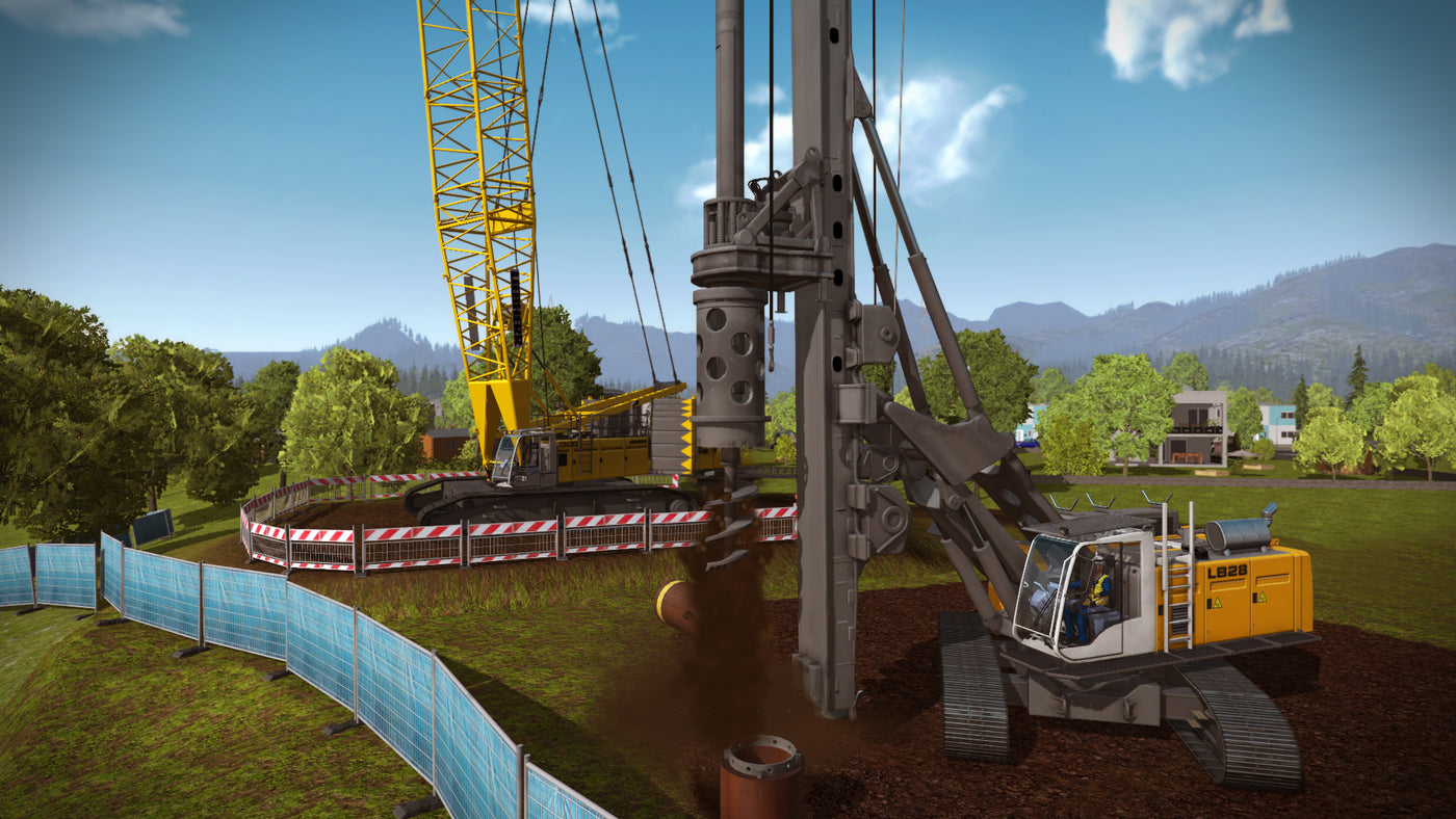 Construction Simulator 2015: Liebherr LR 1300 - PC (Steam) — скриншот 1