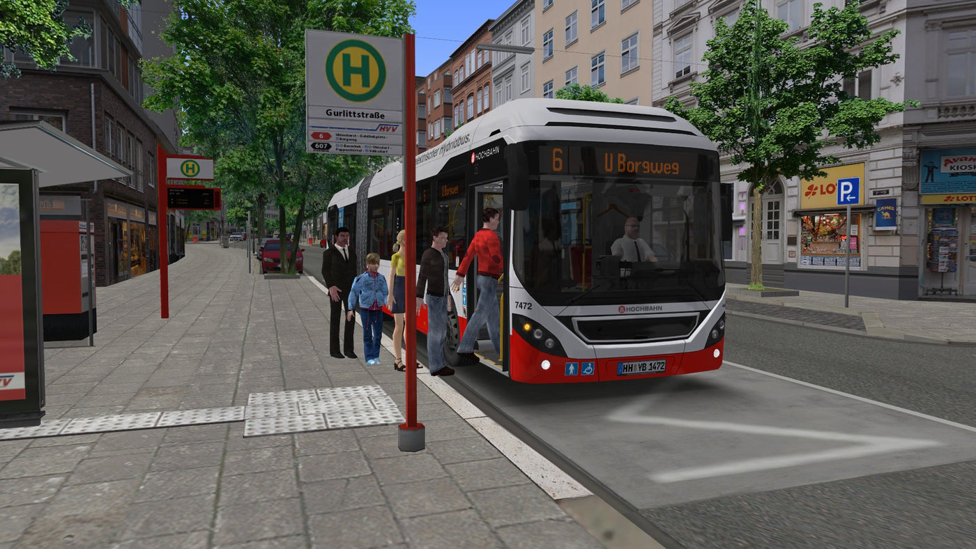 OMSI 2 - Add-On HafenCity - Hamburg modern DLC - PC (Steam) — скриншот 1