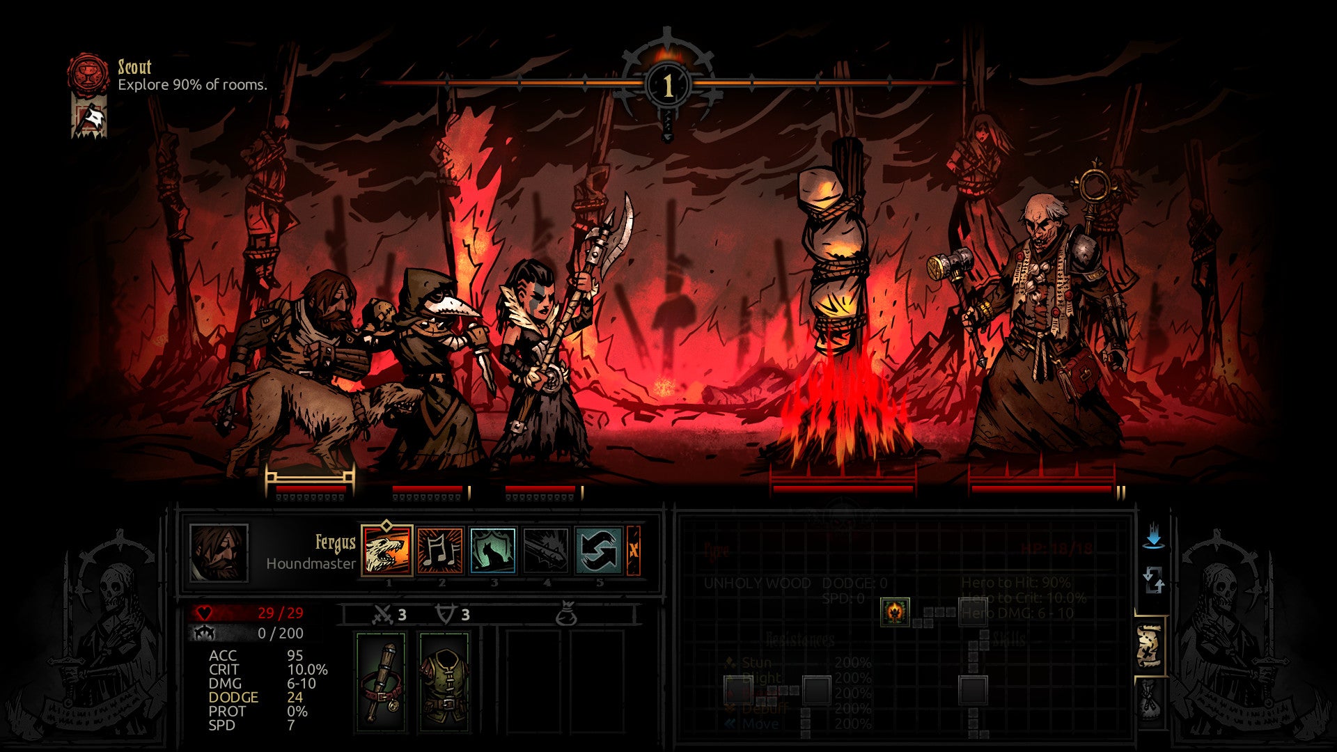 Darkest Dungeon - The Crimson Court DLC - PC (Steam) — screenshot 2