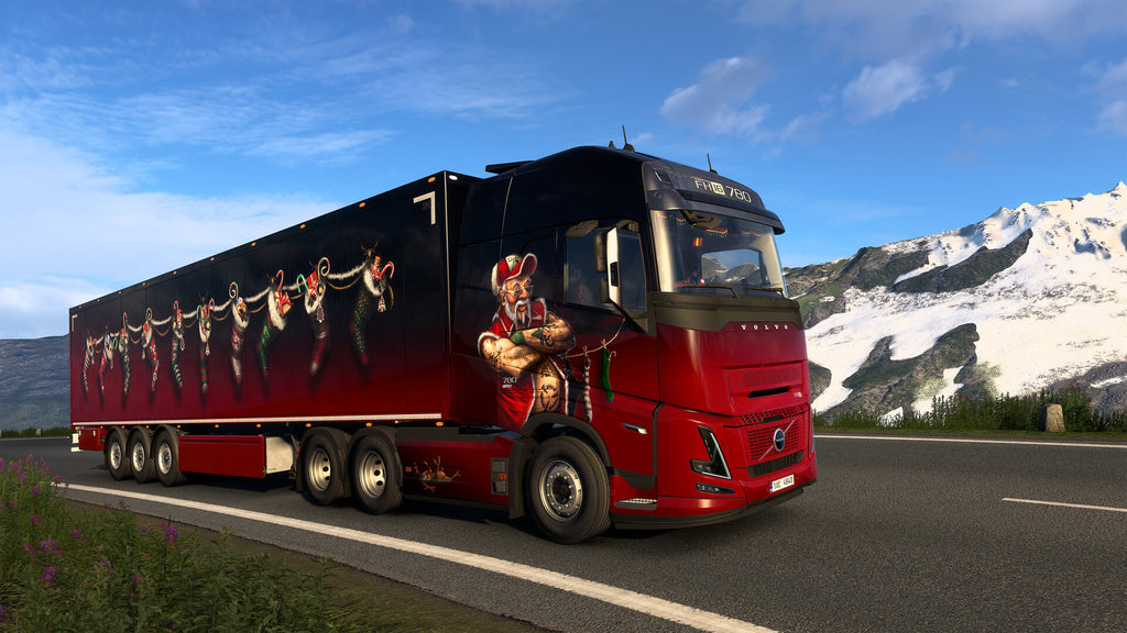 Euro Truck Simulator 2 - Christmas Paint Jobs Pack screenshot