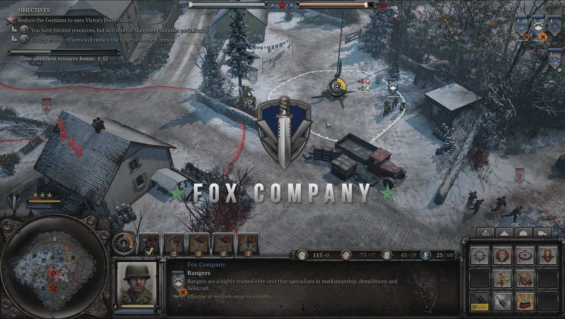 Company of Heroes 2 - Ardennes Assault: Fox Company Rangers screenshot