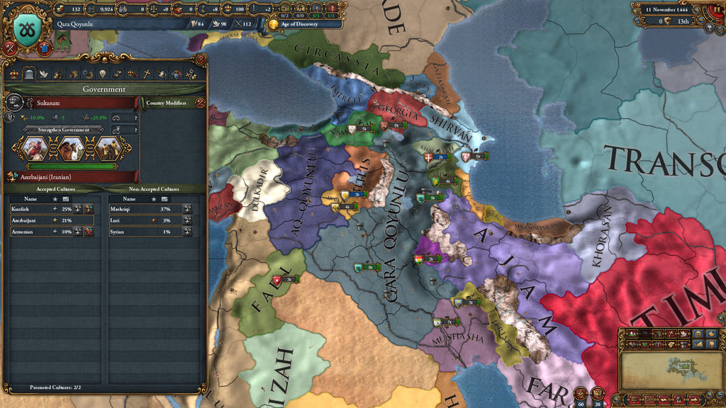 Europa Universalis IV - Cradle of Civilization DLC - PC (Steam) — screenshot 1