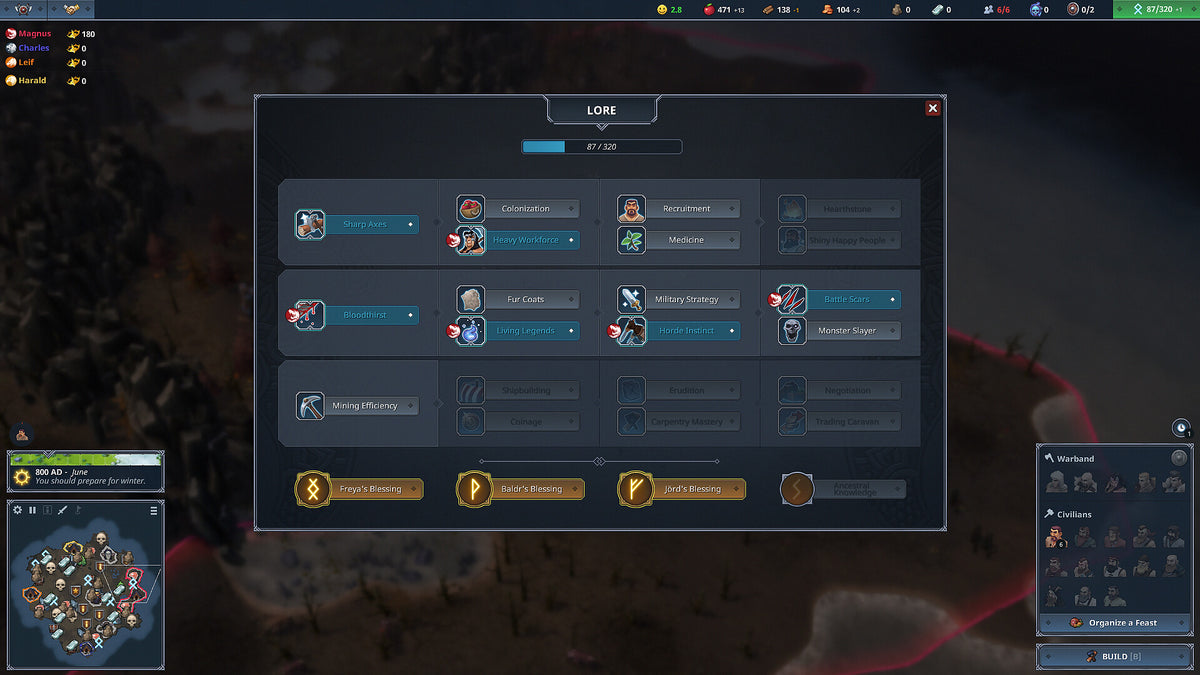 Northgard - Garm, Clan of the Hounds DLC - PC (Steam) — скриншот 2
