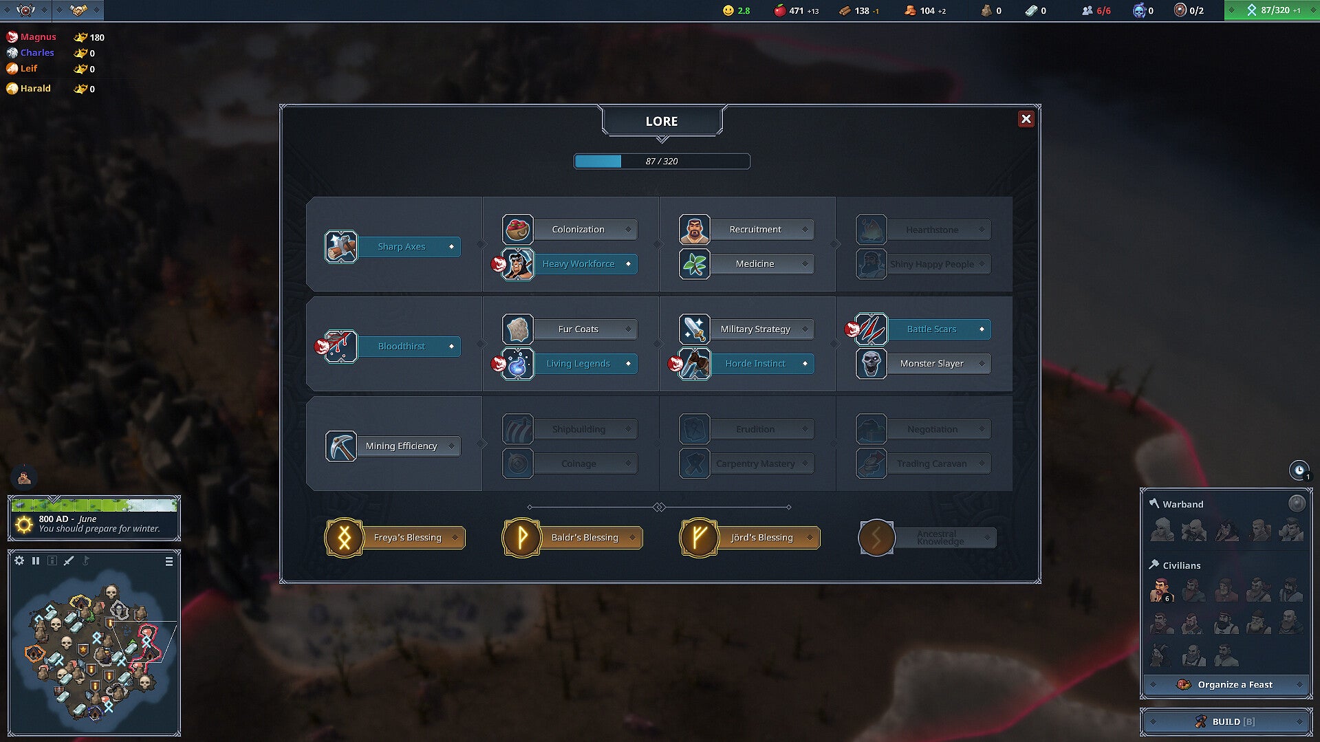 Northgard - Garm, Clan of the Hounds DLC - PC (Steam) — screenshot 2