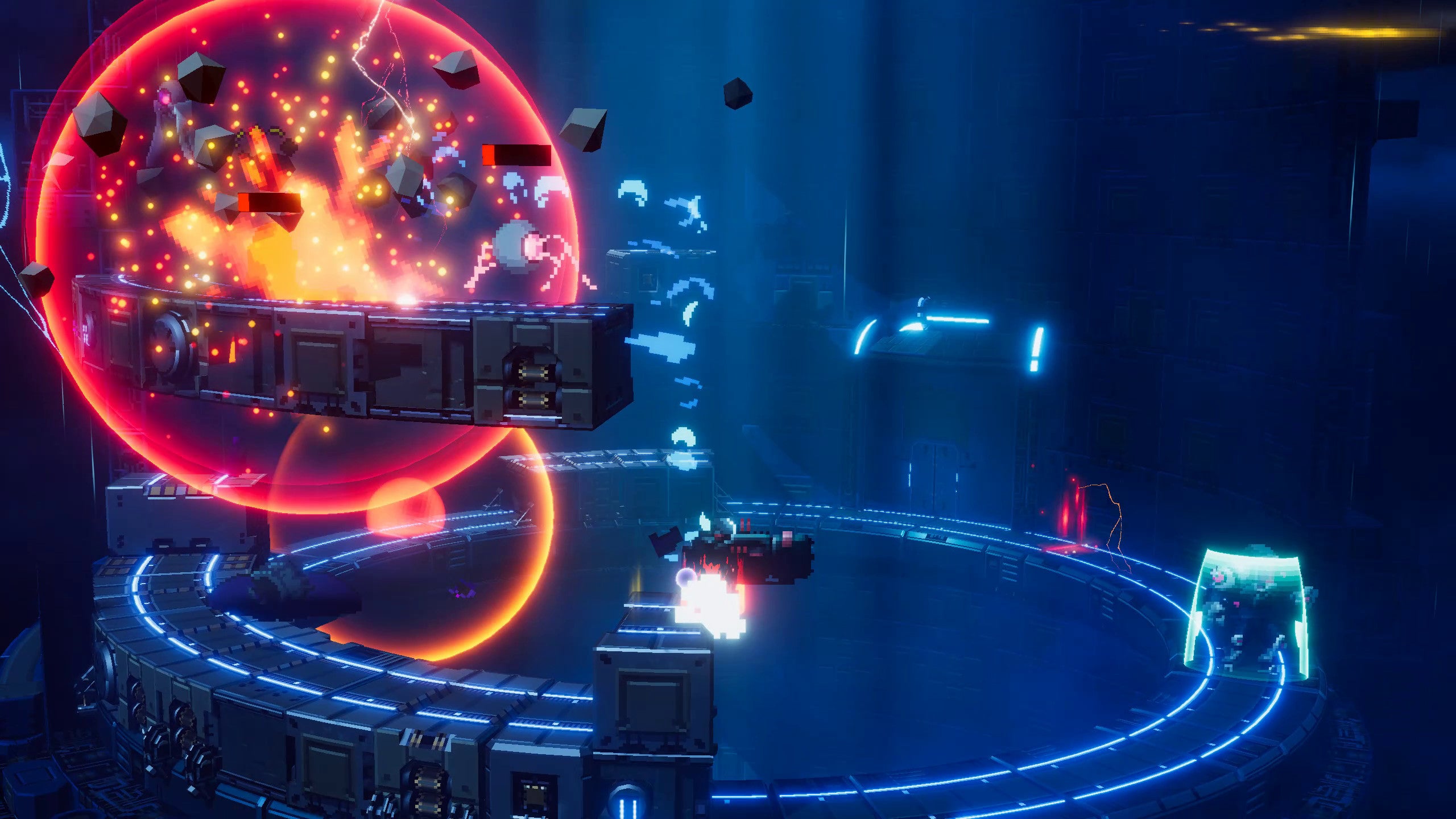 Orbital Bullet – The 360° Rogue-lite - PC (Steam) — screenshot 2