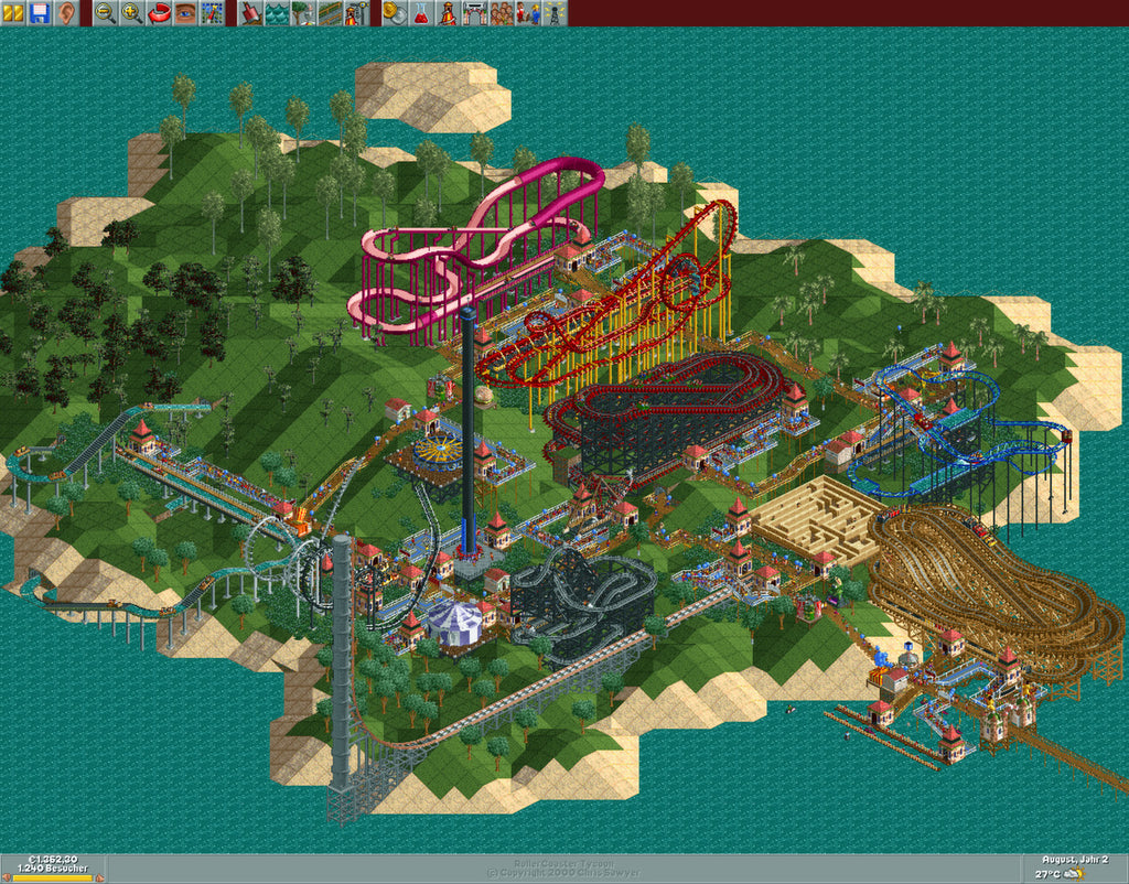 RollerCoaster Tycoon Deluxe - PC (Steam) — screenshot 2