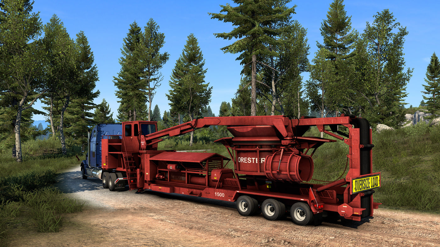 American Truck Simulator - Forest Machinery DLC - PC (Steam) — скриншот 1