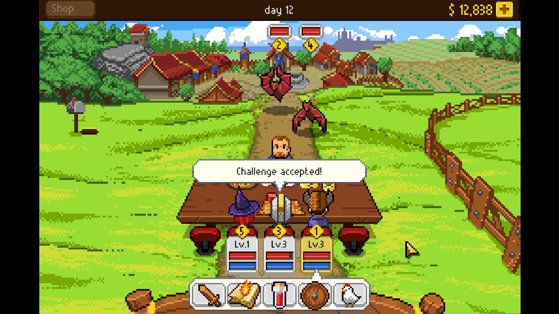 Knights of Pen and Paper +1 - PC (Steam) — screenshot 1