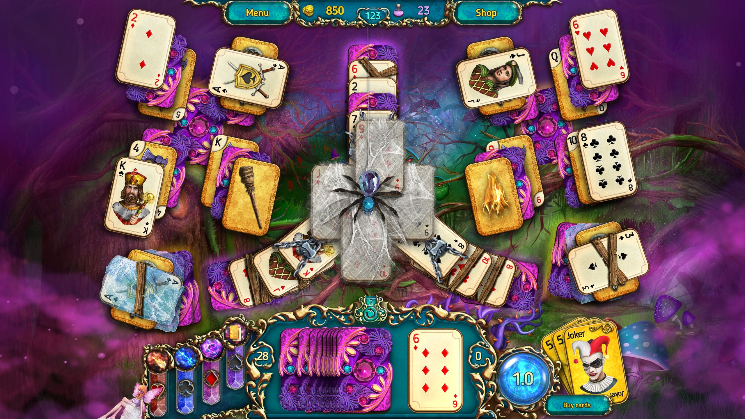 Dreamland Solitaire: Dark Prophecy - PC (Steam) — screenshot 1