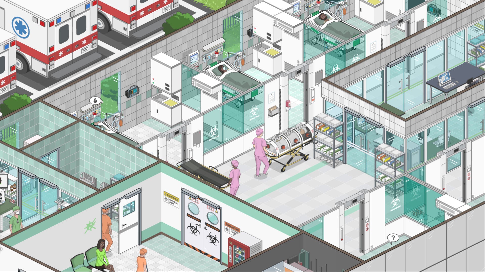 Project Hospital - Department of Infectious Diseases DLC - PC (Steam) — screenshot 1