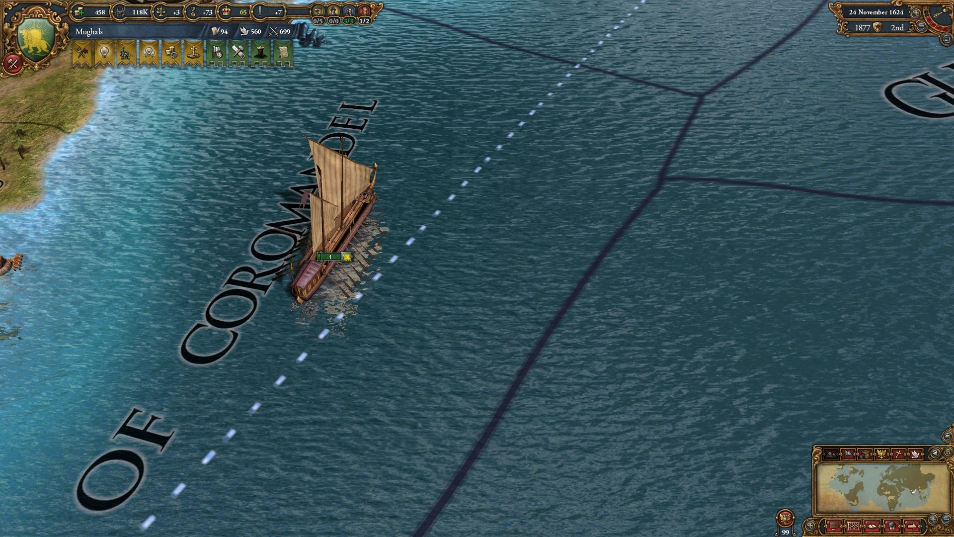 Europa Universalis IV - Indian Ships Unit Pack DLC - PC (Steam) — screenshot 2