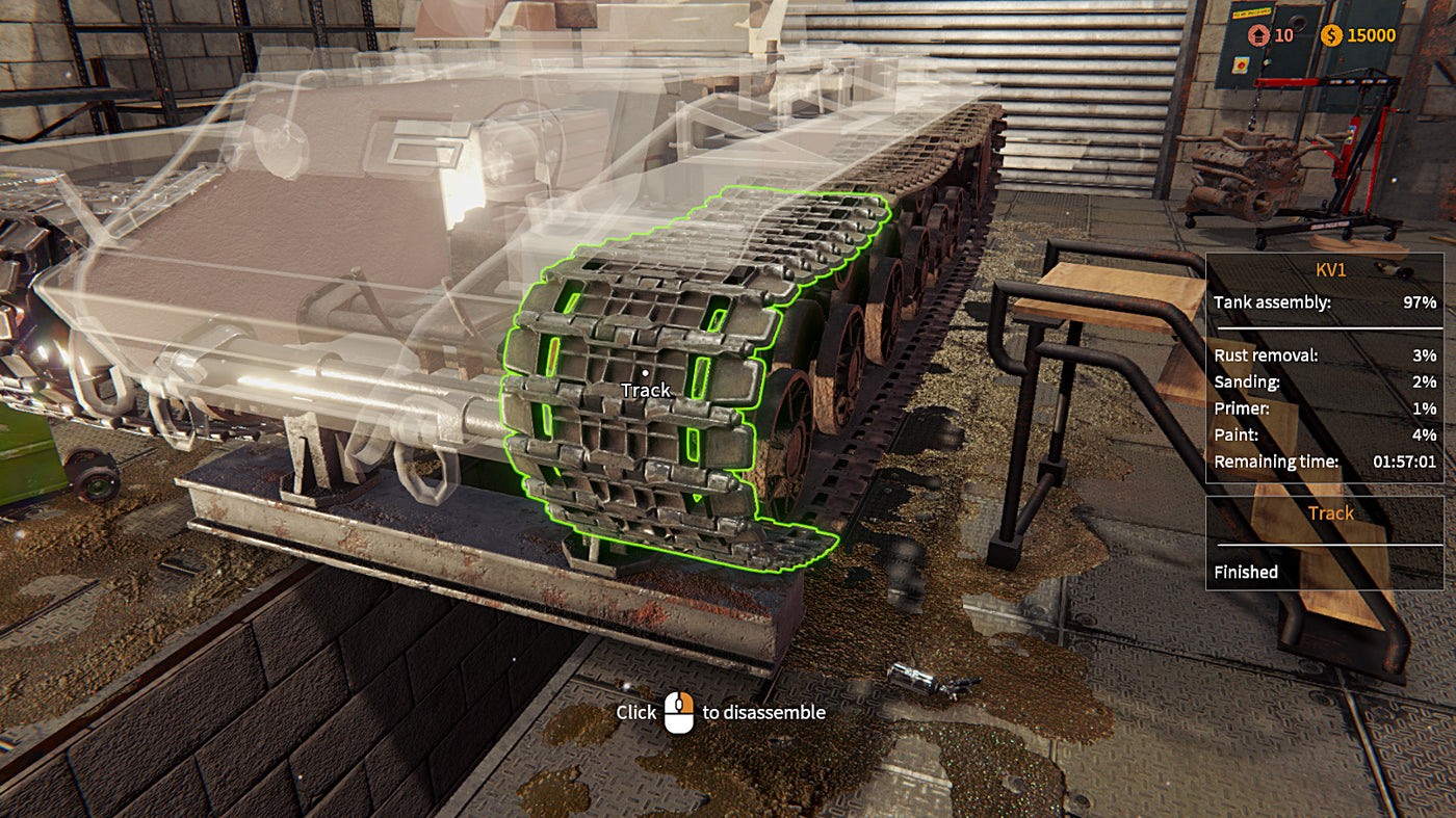 Tank Mechanic Simulator - PC (Steam) — скриншот 1