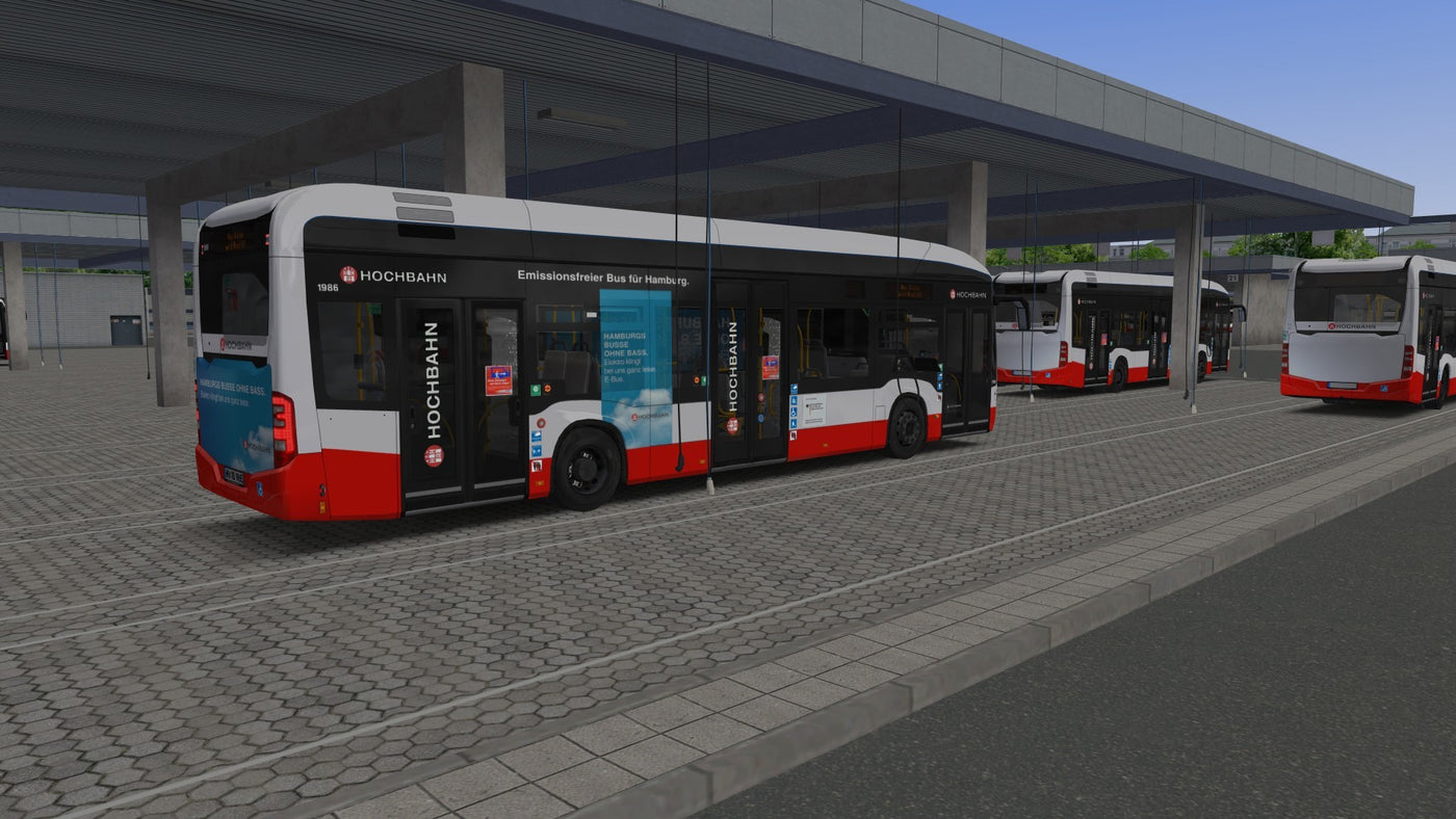 OMSI 2 - Add-On E-Bus Hamburg DLC - PC (Steam) — скриншот 3
