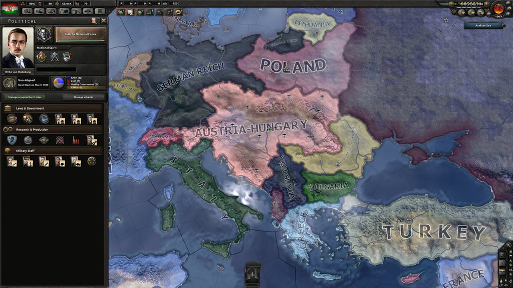 Hearts of Iron IV - Death or Dishonor DLC - PC (Steam) — screenshot 1