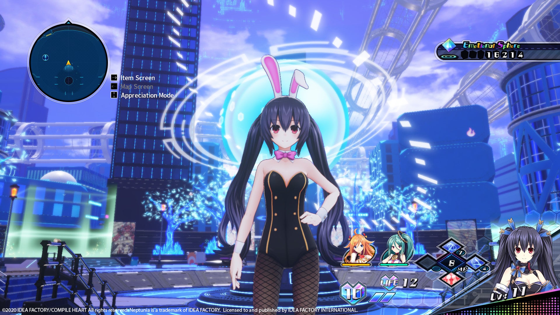 Neptunia Virtual Stars - Bunny Outfit- Goddess Set DLC - PC (Steam) — screenshot 2