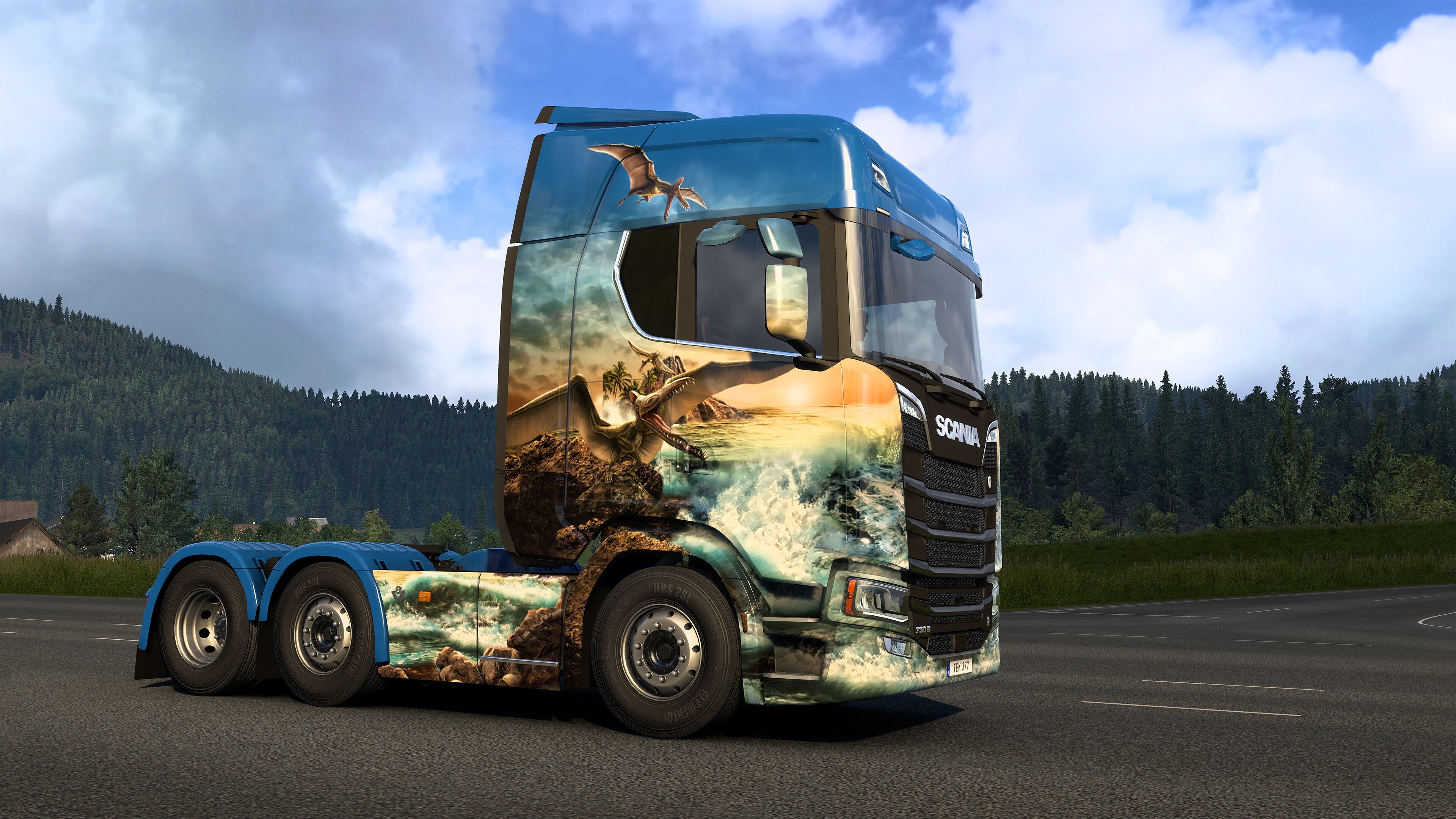 Euro Truck Simulator 2 - Prehistoric Paint Jobs Pack DLC - PC (Steam) — screenshot 2