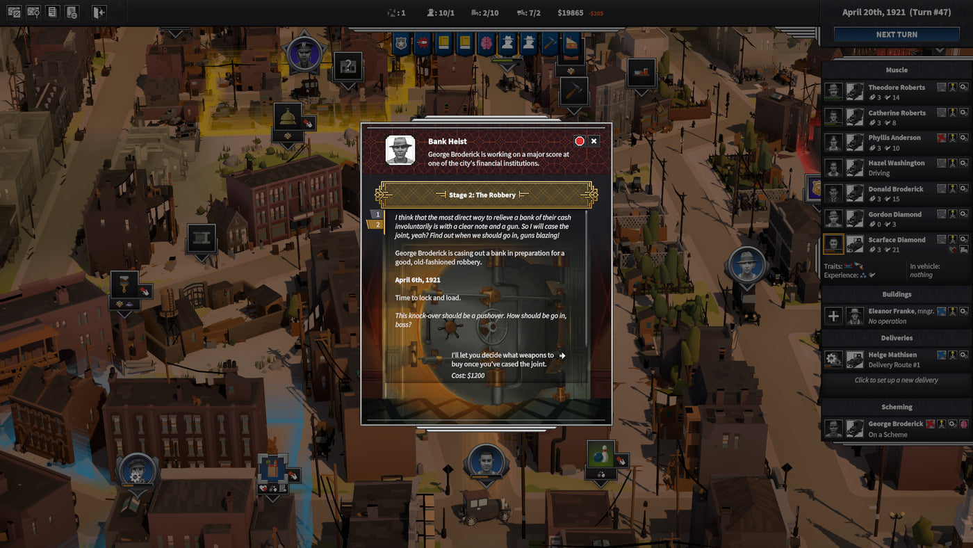 City of Gangsters: Criminal Record DLC - PC (Steam) — скриншот 3