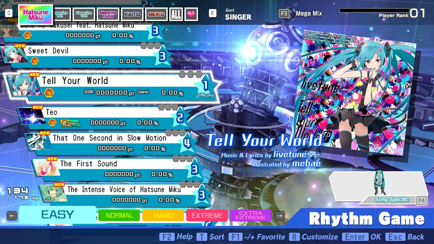 Hatsune Miku Project DIVA Mega Mix+ - PC (Steam) — скриншот 3