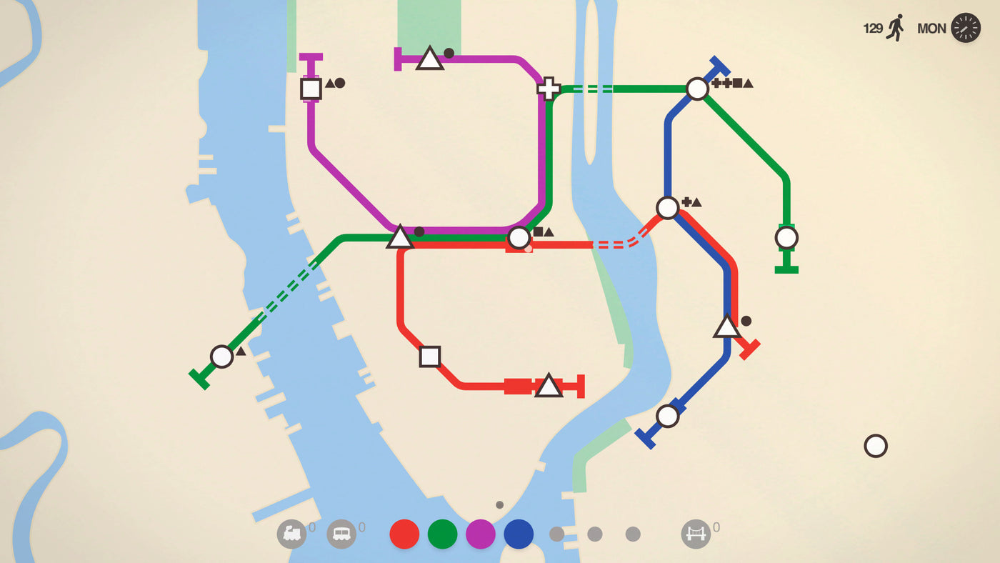 Mini Metro - PC (Steam) — скриншот 1