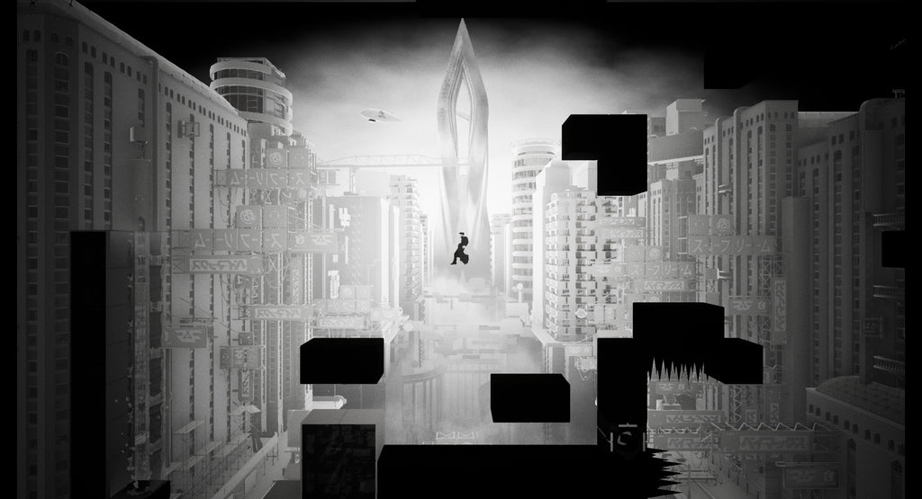 Shift Quantum - A Cyber Noir Puzzle Platformer - PC (Steam) — screenshot 1