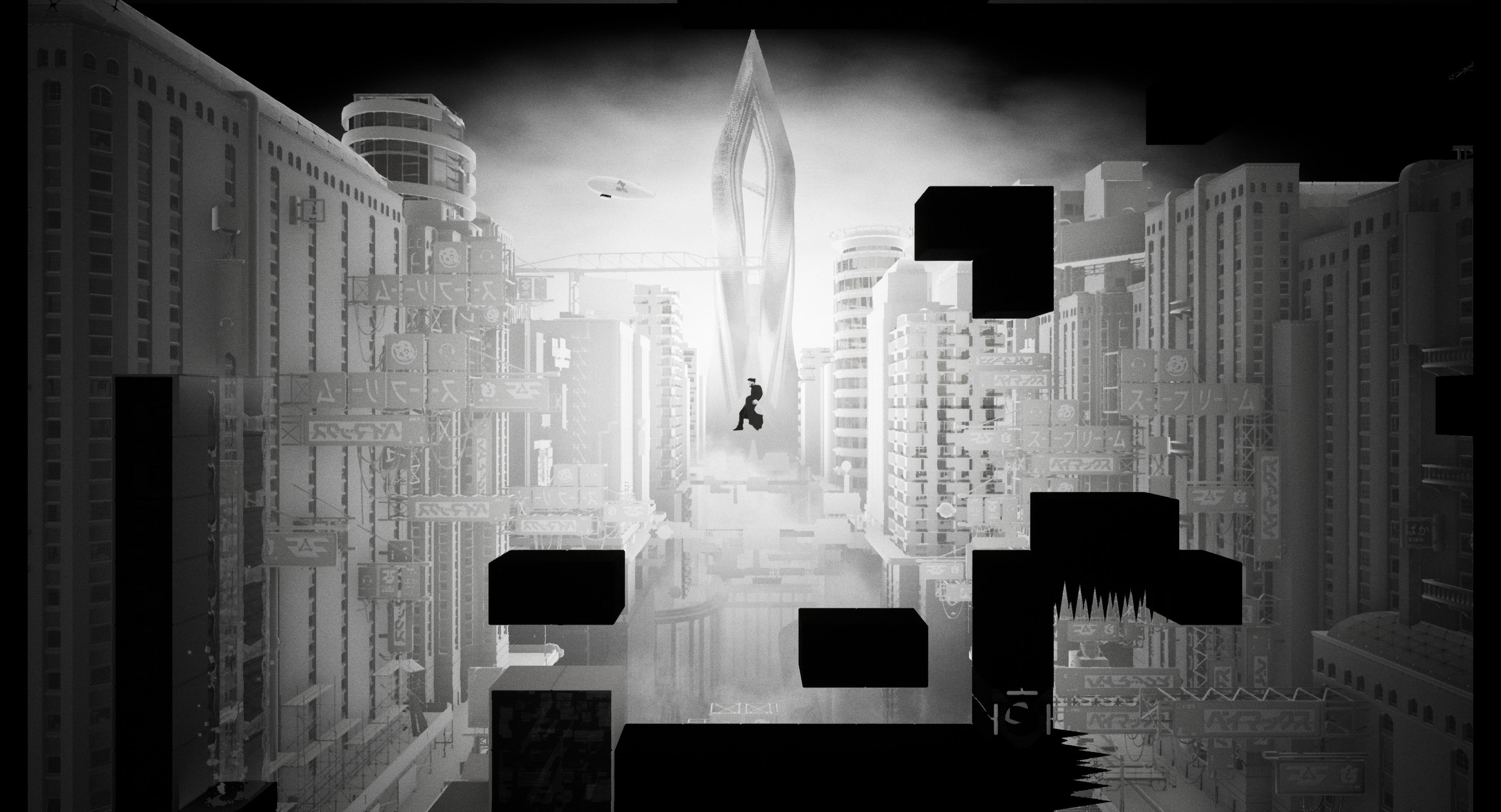 Shift Quantum - A Cyber Noir Puzzle Platformer - PC (Steam) — screenshot 1