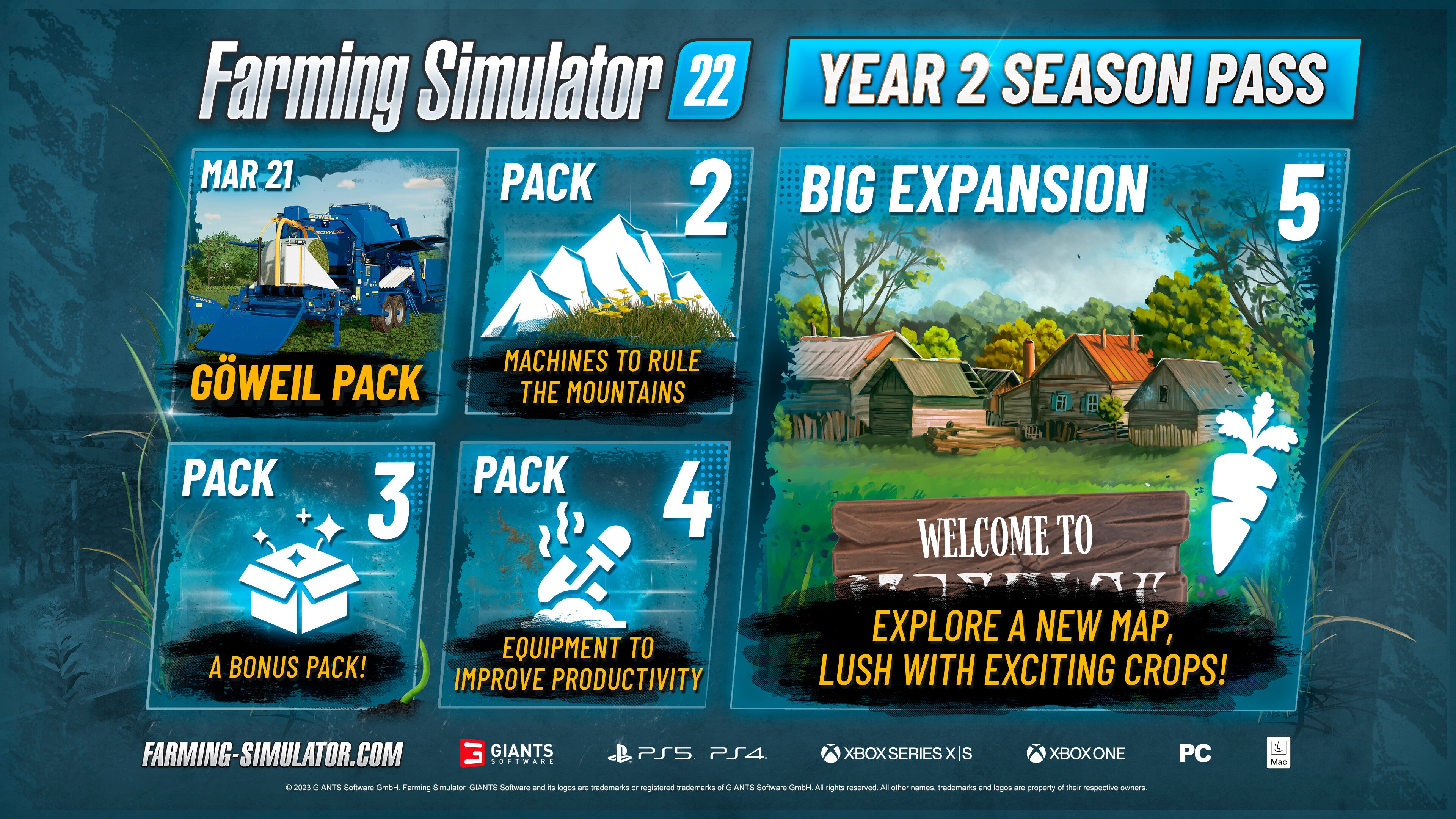 Farming Simulator 22 - Year 2 Season Pass DLC - PC (Steam) — screenshot 1